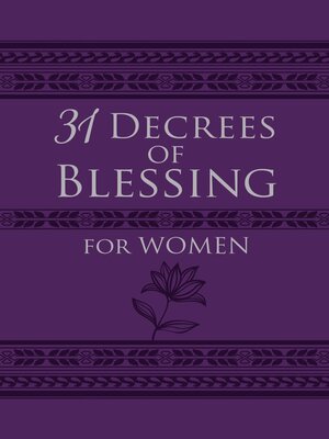 cover image of 31 Decrees of Blessing for Women